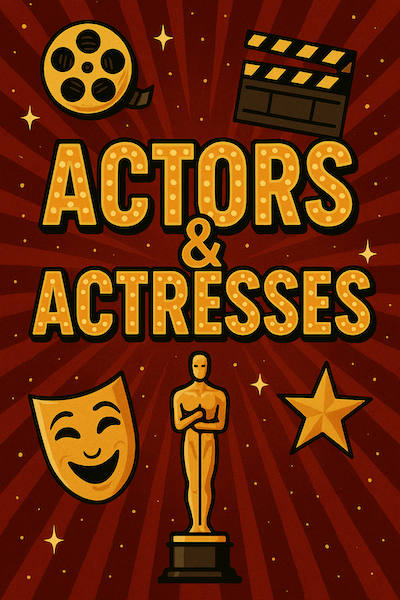 Actors & Actresses charades pack