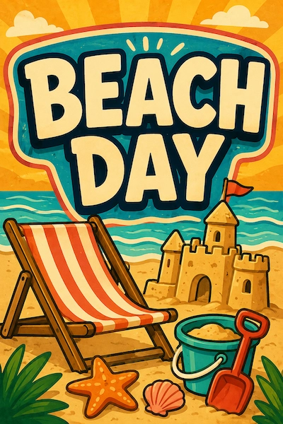 Beach Day charades pack