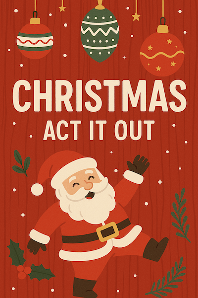 Christmas Act It Out charades pack