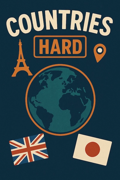 Countries Hard charades pack
