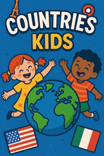 Countries Kids charades pack