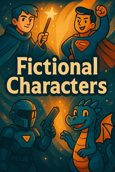Fictional Characters charades pack