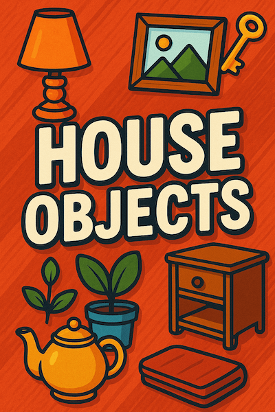 House Objects charades pack