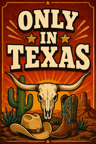 Only in Texas charades pack