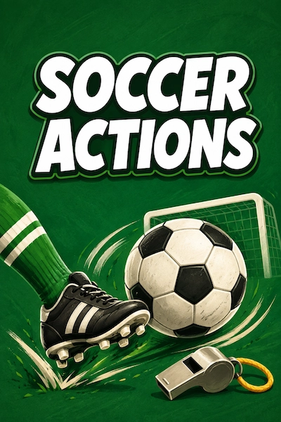 Soccer Actions charades pack