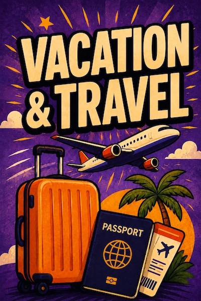 Vacation & Travel charades pack